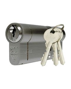 Citysafe Kitemarked Euro Cylinder - 100 mm  / Nickel