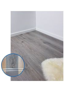 Kingfloor New York Grey Oak Laminate 12mm AC5  (1.33m)