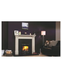 Kildare Fireplace and Castlecove Insert Cast-Iron Stove 4.6kW