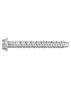 Rawlplug R-LX Hex Concrete Screw Anchor with Flange - 12.40 mm x 75 mm / Zinc Plated