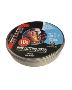 Inox Metal Cutting Disc 115mm 10pcs