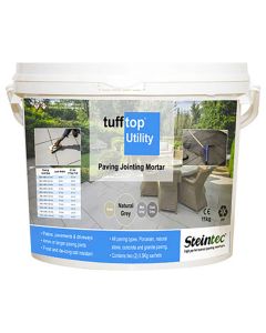 Steintec Tufftop Jointing Mortar Mid Grey Tub 11kg 