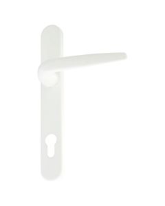 Yale Essentials Long Backplate Door Handle - White