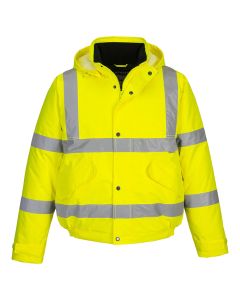 Portwest Industry High Visibility Winter Bomber Jacket - L / Yellow