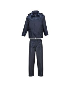 Portwest Classic Rainwear Essentials Rainsuit - XL / Navy