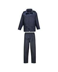 Portwest Classic Rainwear Essentials Rainsuit - L / Navy