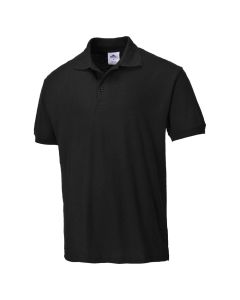 Portwest Verona Cotton Polo T-Shirt - L / Black