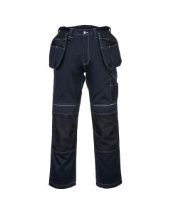 Portwest PW3 Holster Work Trouser with knee pads - 32 / Navy and Black