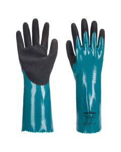 Portwest Sandy Grip Lite Gauntlet - Blue and Black / Large