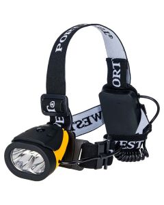 Portwest Dual Power Head Torch Light - Yellow and Black