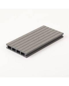 Whiteriver Composite Hollow Deck Board - Portland Montana 135mm x 25mm x 3.6m - Soft Grey