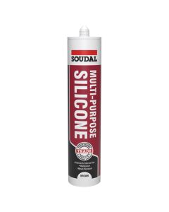 Soudal Multi Purpose Silicone Sealant 270ml - Brown