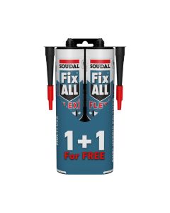 Fix All Flexi Sealant & Adhesive 290ml - Clear Twin Pack