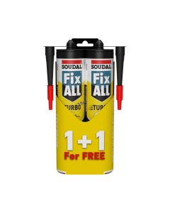 Fix All Turbo Sealant & Adhesive 290ml - White Twin Pack