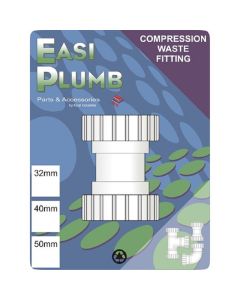 Waste Compression 1 1/4 Coupling (Nut & Ring)