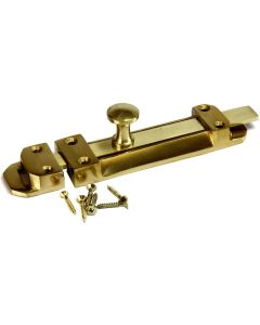 Slide Bolt 100mm Brass 