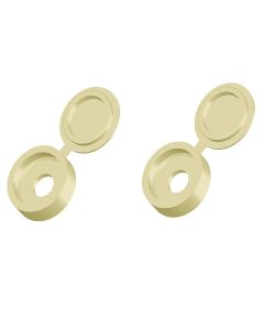 Double Screw Caps Beige 25pcs