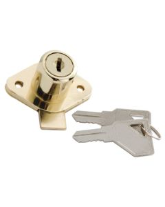 Drawer Lock Brass