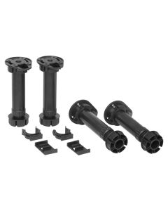 Cabinet Leg Set Black (set 4)