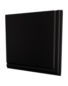 Freefoam Ogee Gable End Box 600mmx690mm - Black (sold as a pair)