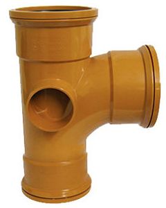 Sewer T 90 Degree Triple Socket 160x110mm