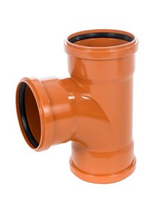 Sewer T 90 Degree Triple Socket 225x110mm