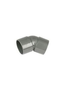 PVC  Grey Waste 45 degree Bend - 40mm (1 1/4inch)