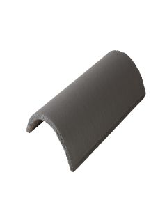 Half Round Black Ridge Tile