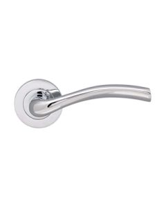 Tortosa Lever on Rose Doorpack Chrome