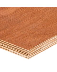 2440 x 1220 x 12mm Malaysian Hardwood T/O Plywood BS EN 636-3 314-2