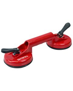 Faithfull Double Pad Suction Lifter 120mm Pads