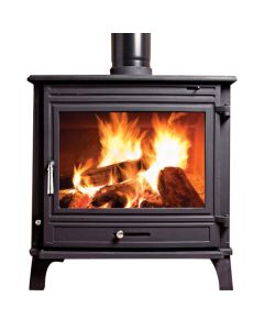 Henley Hampton Eco Stove 2 Door Matt Black 10kw