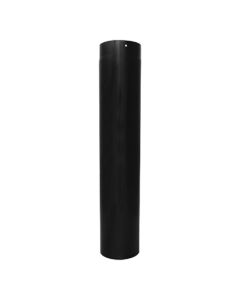 Matt Black Enamel 4 inch x 1000mm Pipe