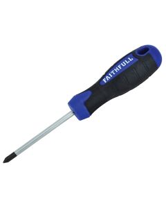 Faithfull Soft Grip Screwdriver 1PH X  75MM