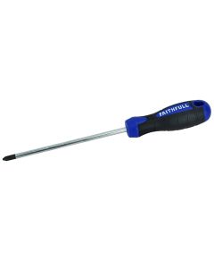 Faithfull Soft Grip Screwdriver 2PH X 150MM