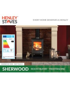 Henley Sherwood Eco Stove Matt Black 5kw 